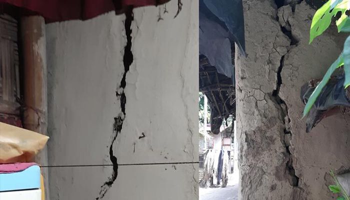 মিয়ানমারে বিস্ফোরণের কম্পনে টেকনাফের ২৫ বাড়িতে ফাটল – DesheBideshe