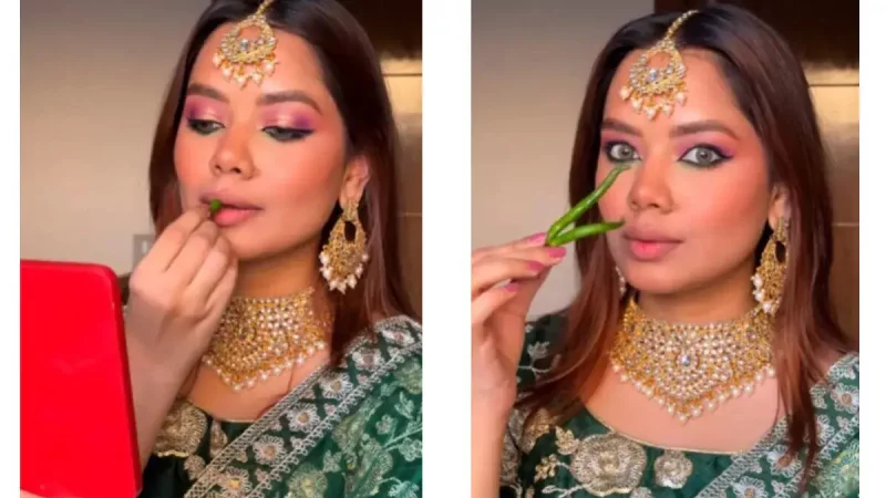 ঠোঁটে মরিচ ঘষে বিতর্কের মুখে ফ্যাশন ইনফ্লুয়েন্সার – DesheBideshe