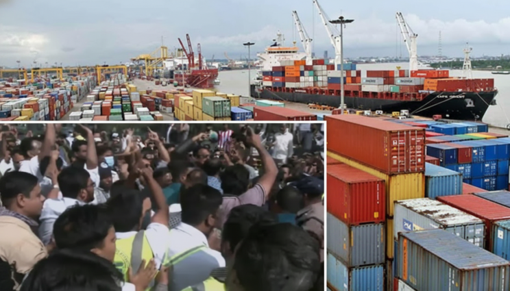 চট্টগ্রাম বন্দর অচল: উপদেষ্টার গাড়ি আটকে শ্রমিকদের বিক্ষোভ, জরুরি বৈঠক – DesheBideshe চট্টগ্রাম বন্দর অচল: উপদেষ্টার গাড়ি আটকে শ্রমিকদের বিক্ষোভ, জরুরি বৈঠক – DesheBideshe