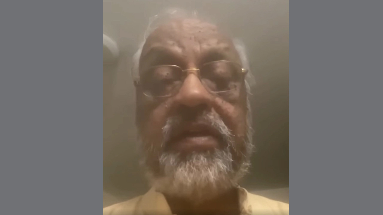 ডিবি পুলিশ গ্রেপ্তারের আগে ফেসবুক লাইভে বক্তব্য দিচ্ছেন মেজর আখতারুজ্জামান